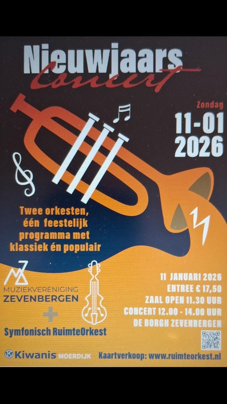 Nieuwjaarsconcert uitverkocht!