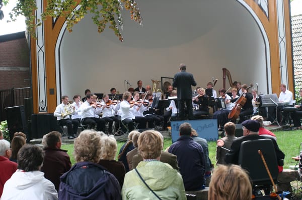 Ruimteorkest uit Zevenbergen speelde in overvolle Schelptuin